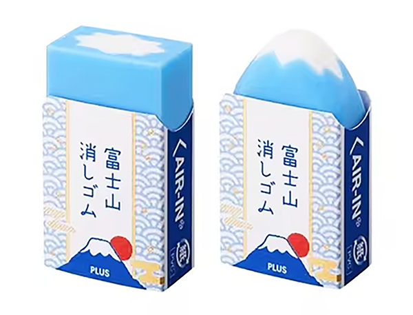 Air-In Plastic Eraser, Mt. Fuji