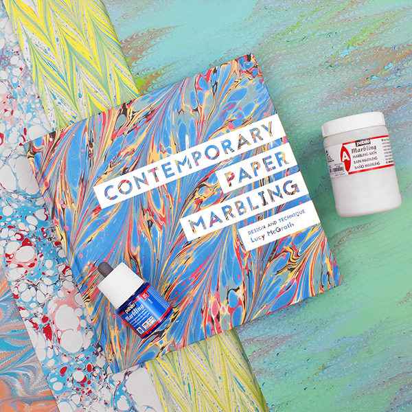 Contemporary Paper Marbling by Lucy McGrath