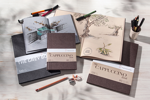 The Grey / Cappuccino Sketch Books by Hahnemuhle