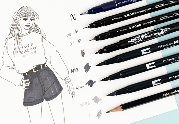 Tombow Illustration Set