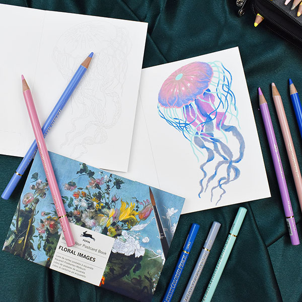 Artists Deluxe Coloring Postcards